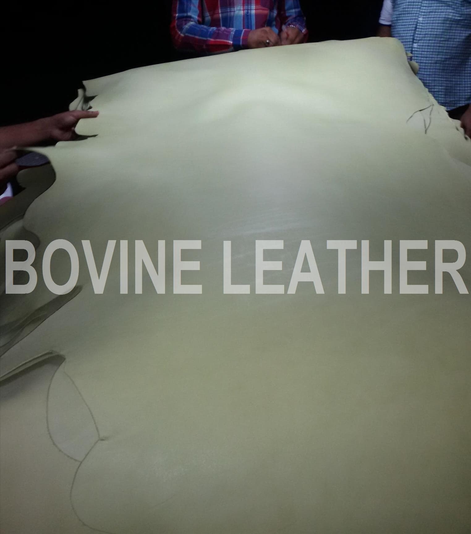 Cow crust leather_ Tanned leather_ Genuine cheap leather